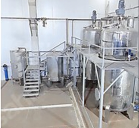 Завод по розливу твердых жидкостей для молока, овощей