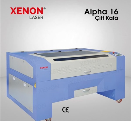Станок для лазерной резки с двойной головкой XENON Alpha 130/150 Вт 160×100 см